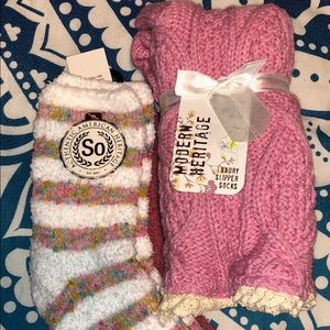 NWT Fuzzy Socks!